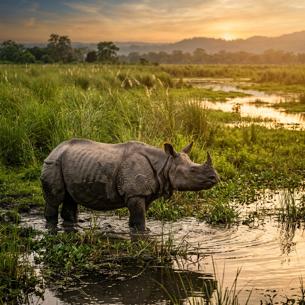 Kaziranga Rhino